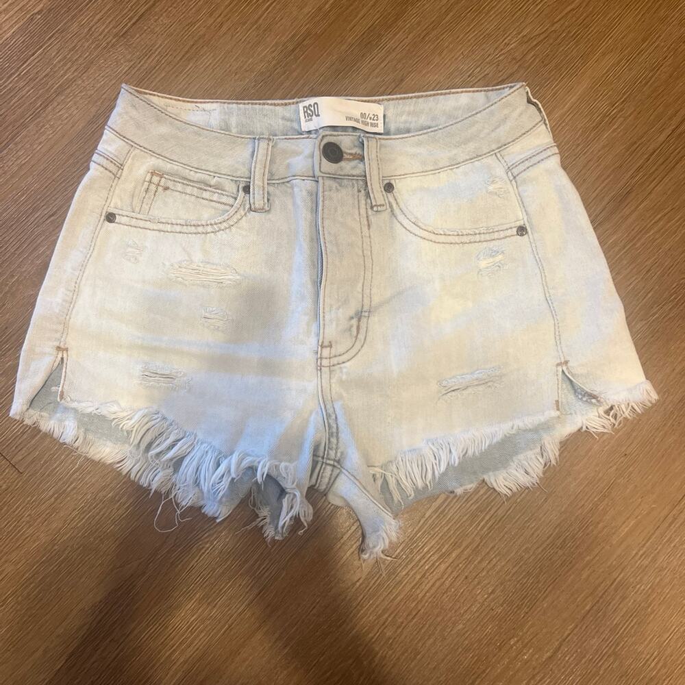 High rise denim shorts sz-23